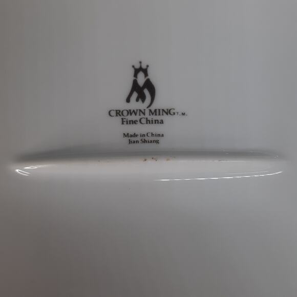 Vintage CROWN MING Princess Pattern 14" Oval Serving Platter - Picture 6 of 8